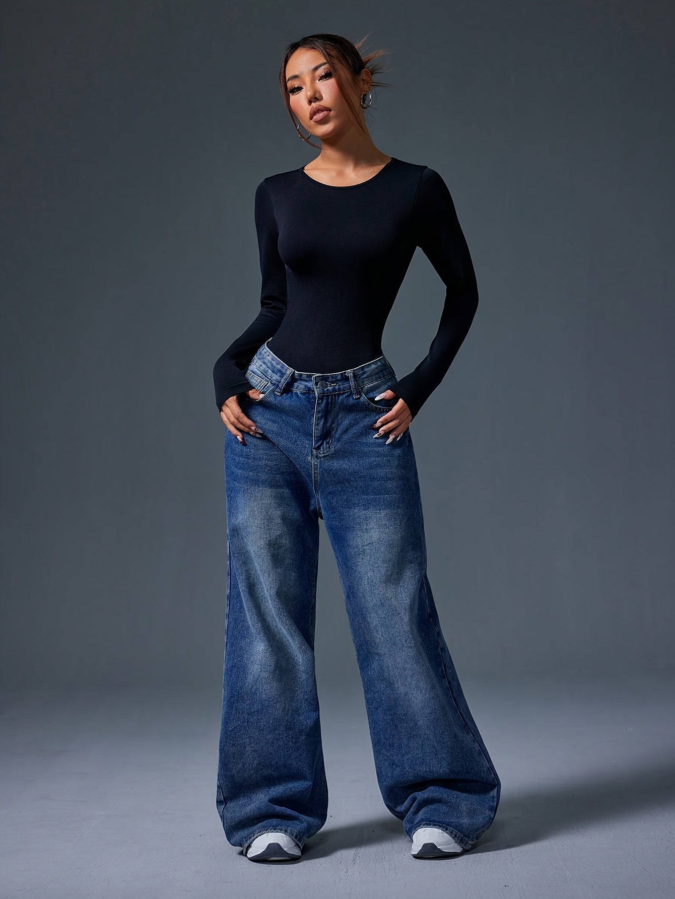 BODY MANICA LUNGA ELASTICIZZATO SCHIENA SCOPERTA