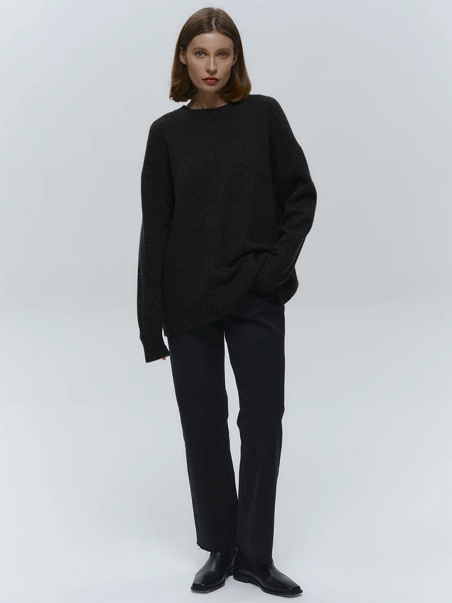 MAGLIONE OVERSIZE LAVORATO A MAGLIA