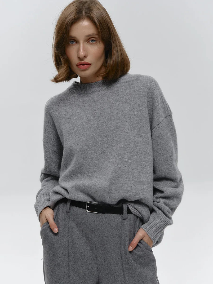 MAGLIONE OVERSIZE LAVORATO A MAGLIA