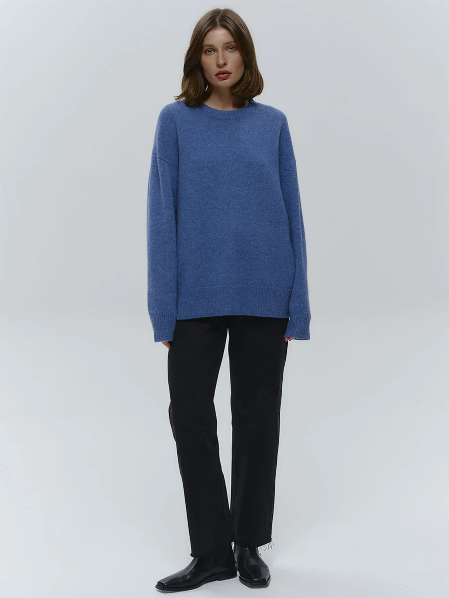 MAGLIONE OVERSIZE LAVORATO A MAGLIA