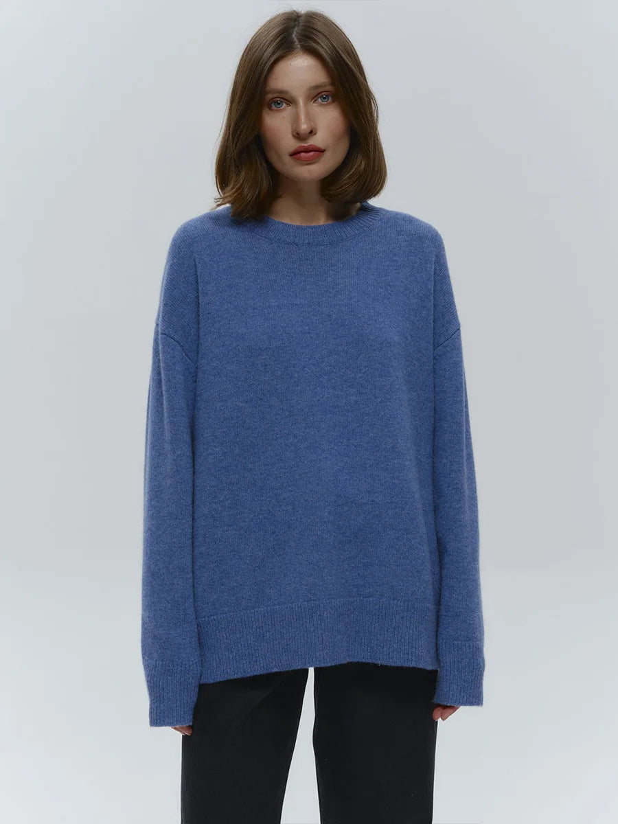 MAGLIONE OVERSIZE LAVORATO A MAGLIA