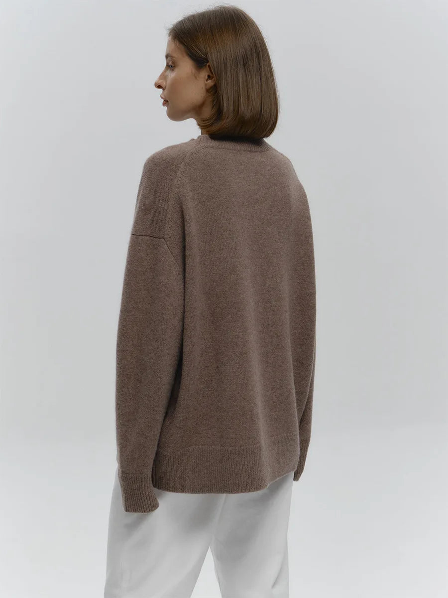 MAGLIONE OVERSIZE LAVORATO A MAGLIA
