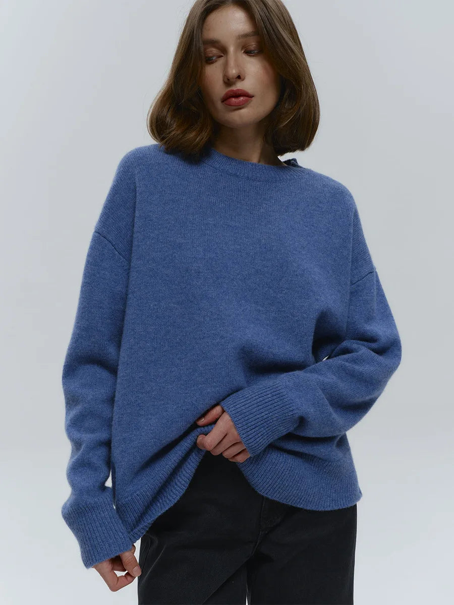 MAGLIONE OVERSIZE LAVORATO A MAGLIA