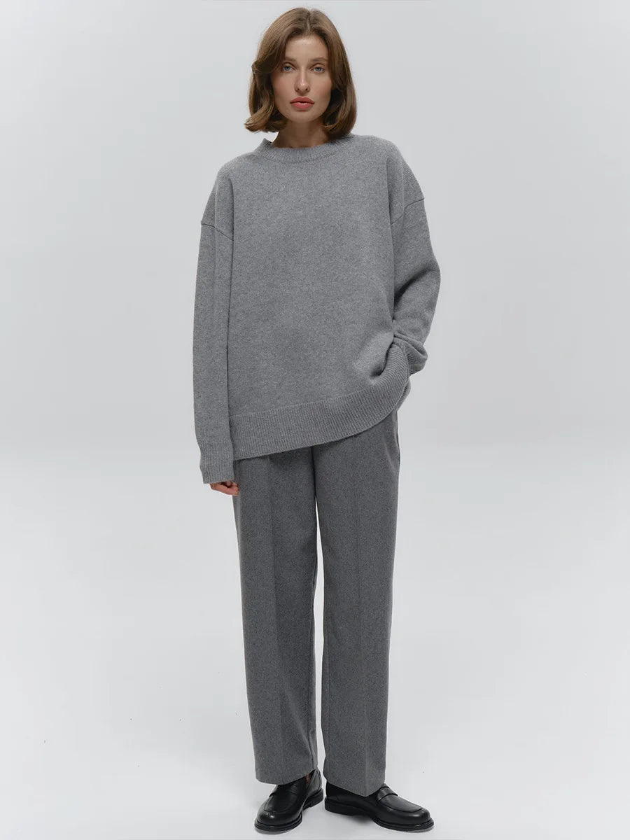 MAGLIONE OVERSIZE LAVORATO A MAGLIA