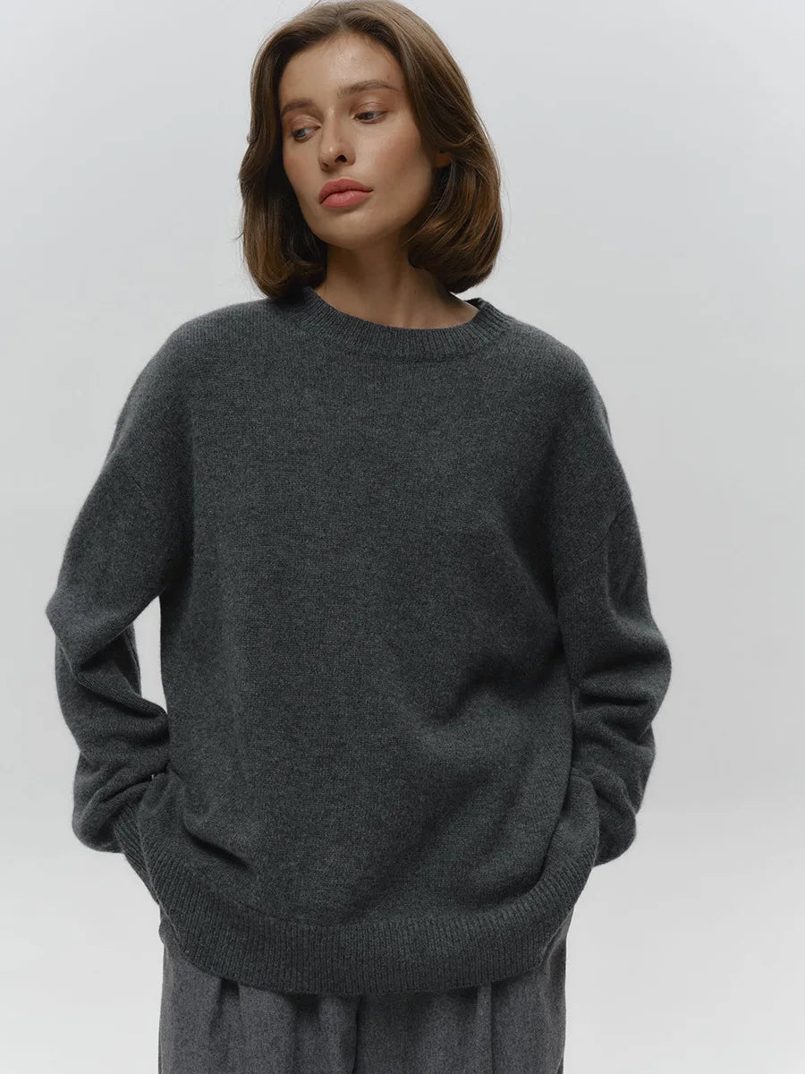 MAGLIONE OVERSIZE LAVORATO A MAGLIA