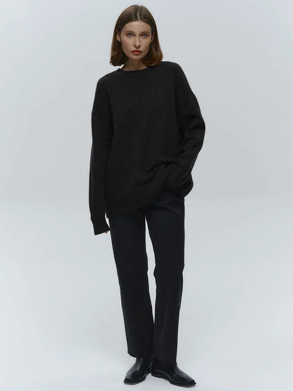 MAGLIONE OVERSIZE LAVORATO A MAGLIA