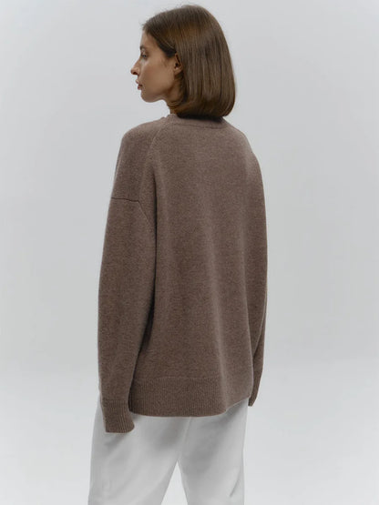 MAGLIONE OVERSIZE LAVORATO A MAGLIA