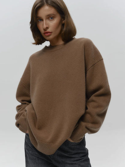 MAGLIONE OVERSIZE LAVORATO A MAGLIA