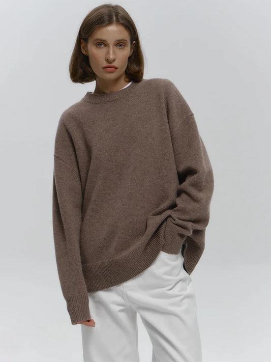 MAGLIONE OVERSIZE LAVORATO A MAGLIA