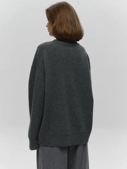 MAGLIONE OVERSIZE LAVORATO A MAGLIA