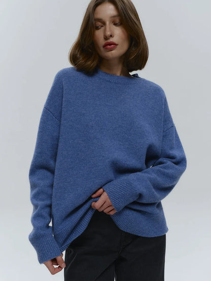 MAGLIONE OVERSIZE LAVORATO A MAGLIA
