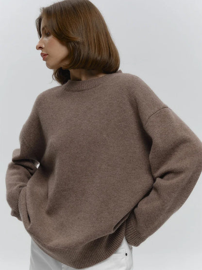 MAGLIONE OVERSIZE LAVORATO A MAGLIA
